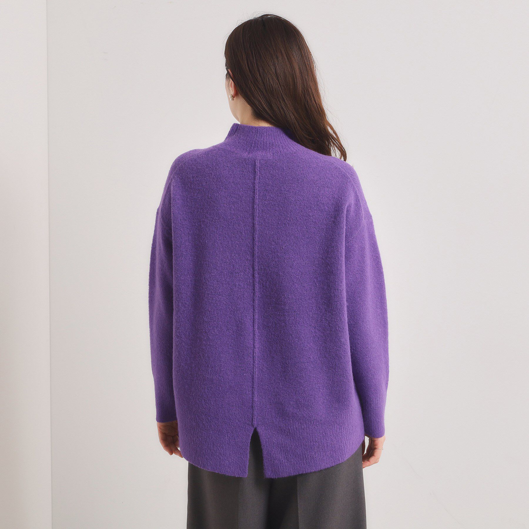 ITS&rsquo;DEMO「【洗濯機OK】ミックスヤーンハイネックニット」|ニット・セーター|