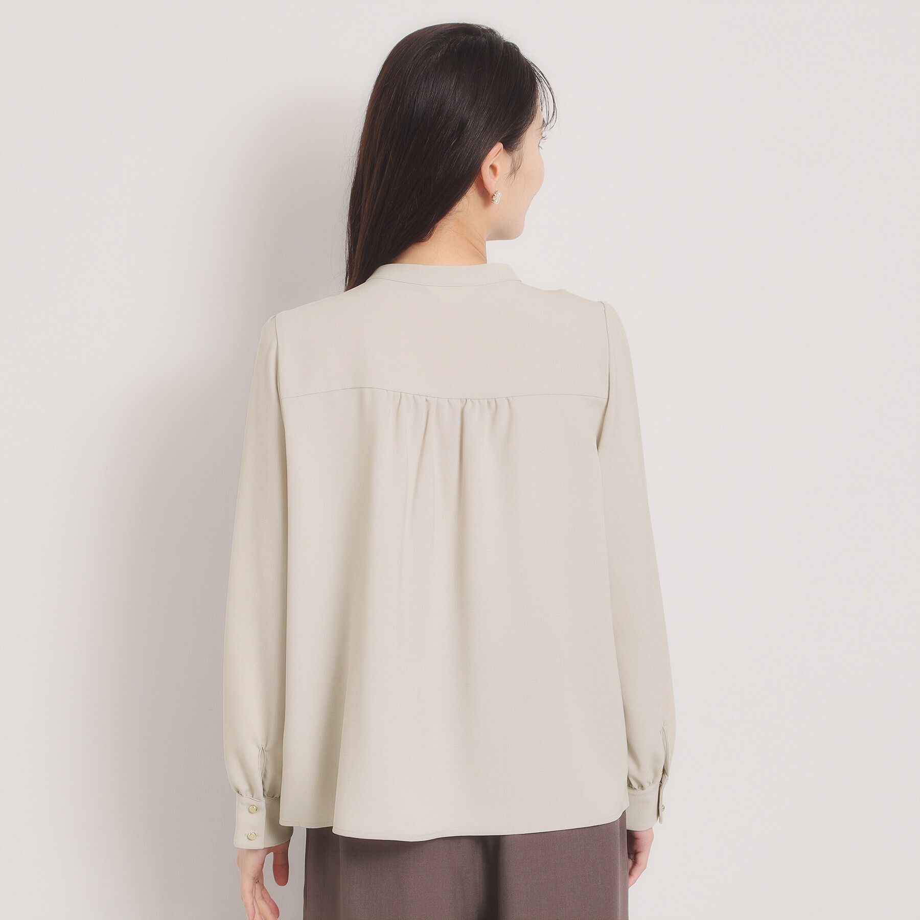 ITS&rsquo;DEMO「【手洗い可】フロントピンタックブラウス」|シャツ・ブラウス|