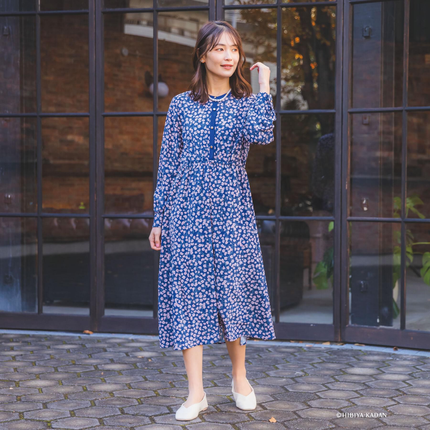 ITS&rsquo;DEMO「【ITS&rsquo;DEMO &times; HIBIYA－KADAN】楊柳ワンピース」|ワンピース|