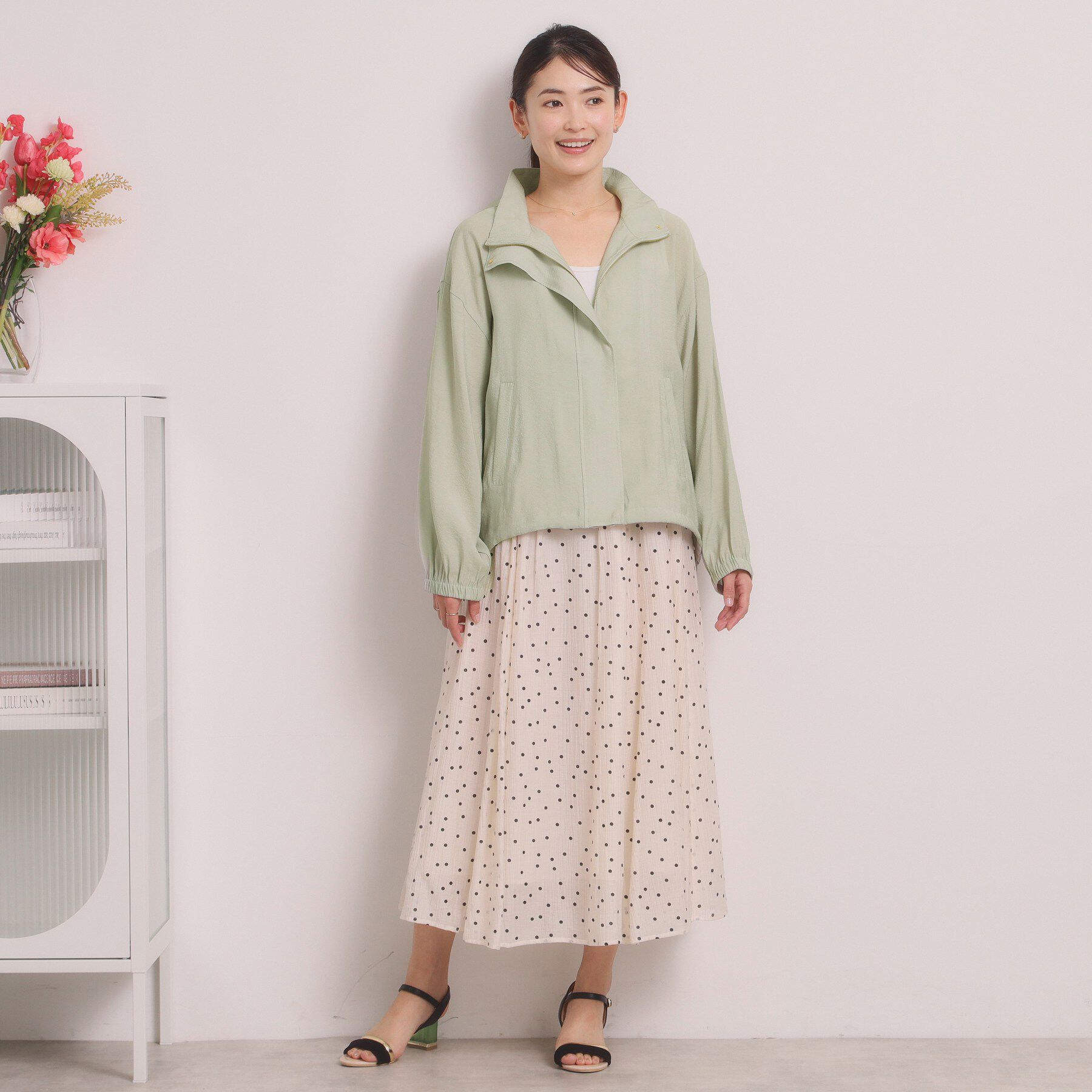 ITS&rsquo;DEMO「【手洗い可】シアースタンドブルゾン」|ブルゾン・スタジャン|