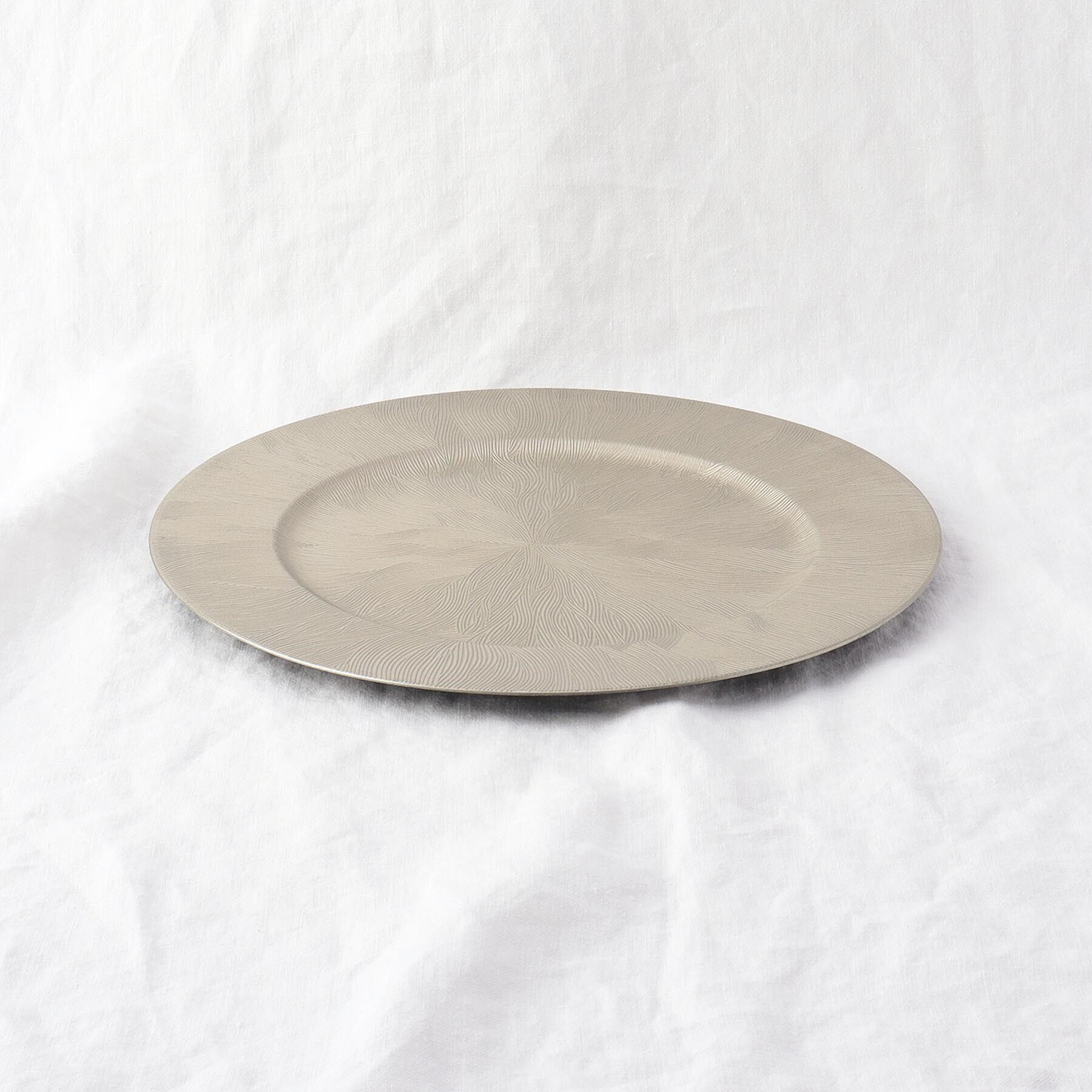 212 KITCHEN STORE「チャージャープレート リーフウェーブ シャンパン シェーンプラス CH20232-C」|食器・キッチングッズ|