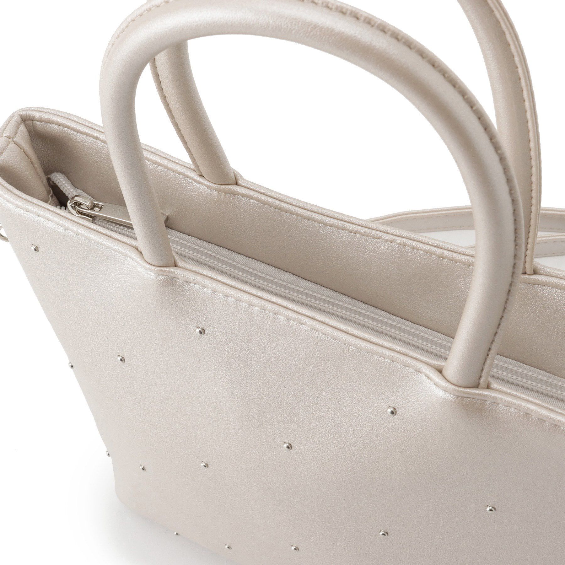 Ober Tashe「スタッズ ドット イライザ 2WAY トートバッグ」|トートバッグ|