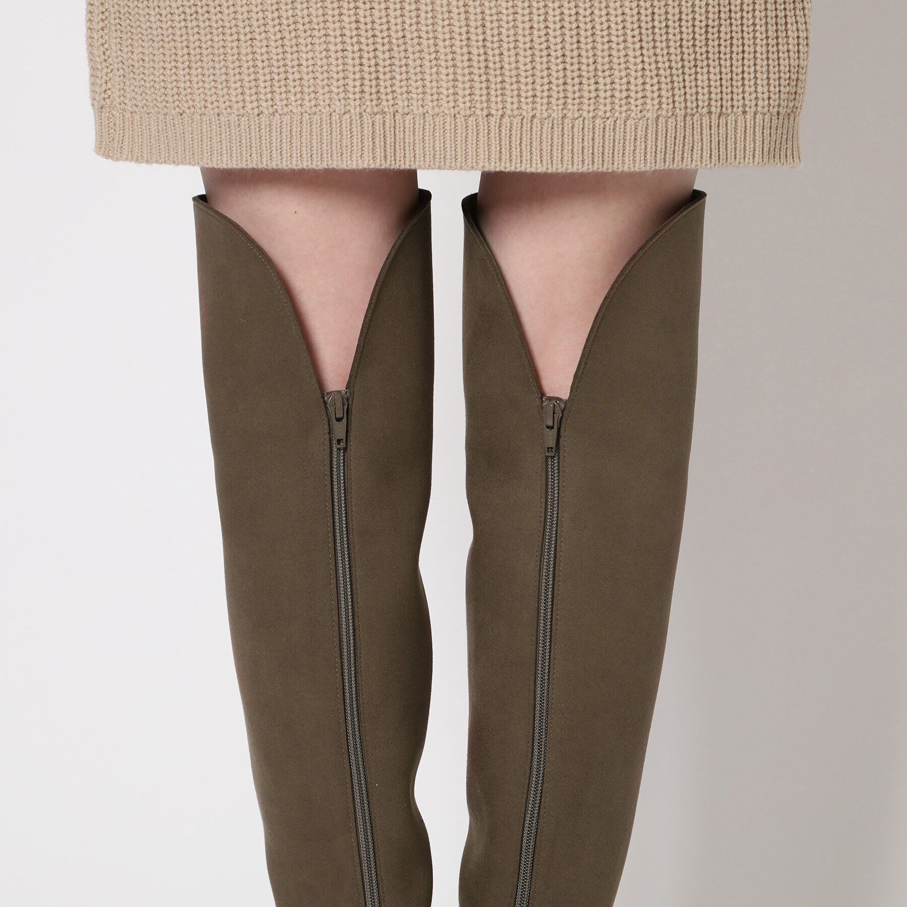 ESPERANZA「プラットフォームニーハイロングブーツ」|ショートブーツ|