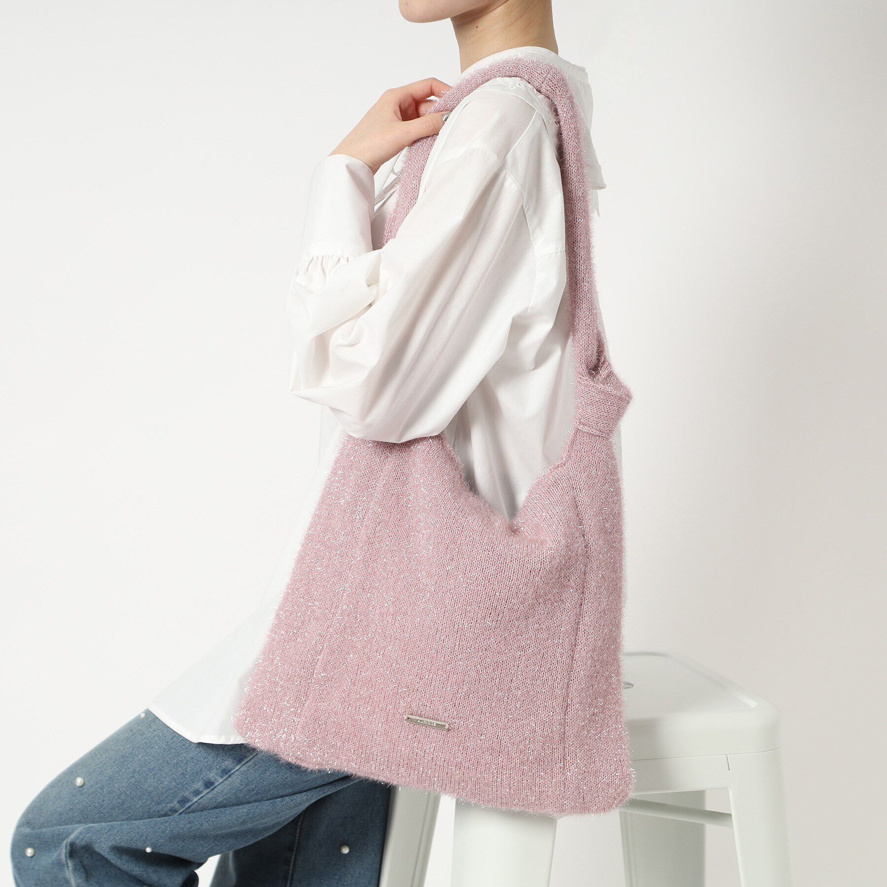 Ober Tashe「【新生活・新学期】ラメトートバッグ」|トートバッグ|