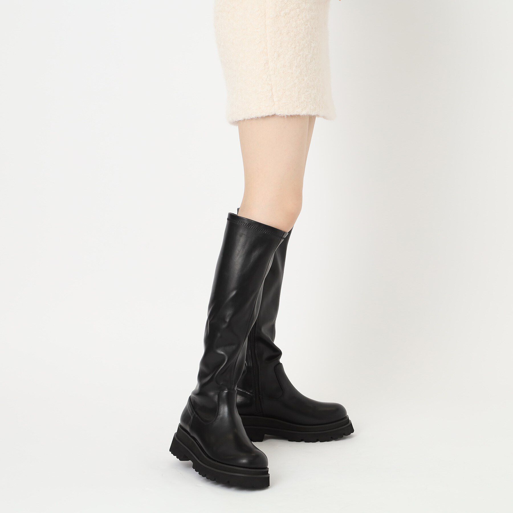ESPERANZA「晴雨兼用タンクソールロングブーツ」|ショートブーツ|