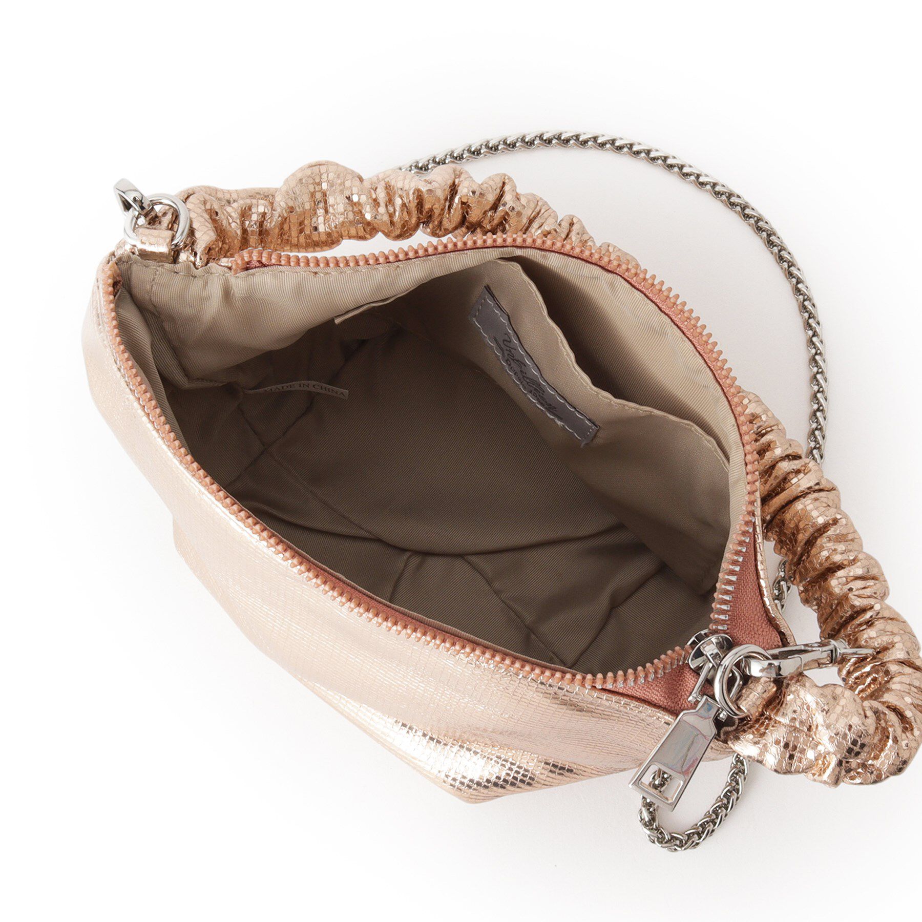 ESPERANZA「ギャザーハンドルメタリックミニショルダー」|ショルダー・メッセンジャー|