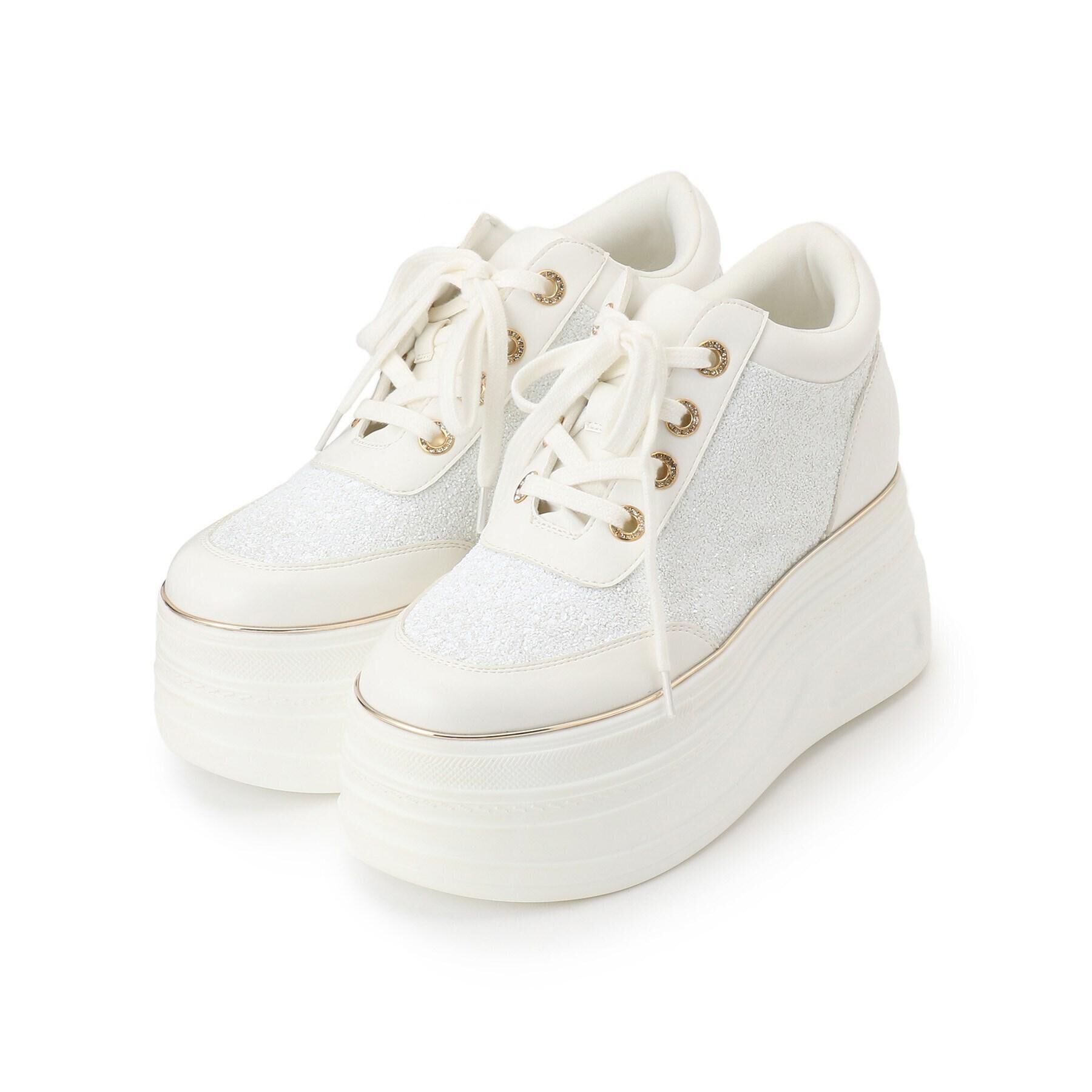 ESPERANZA「ゴールドライン厚底フラットスニーカー」|スニーカー|