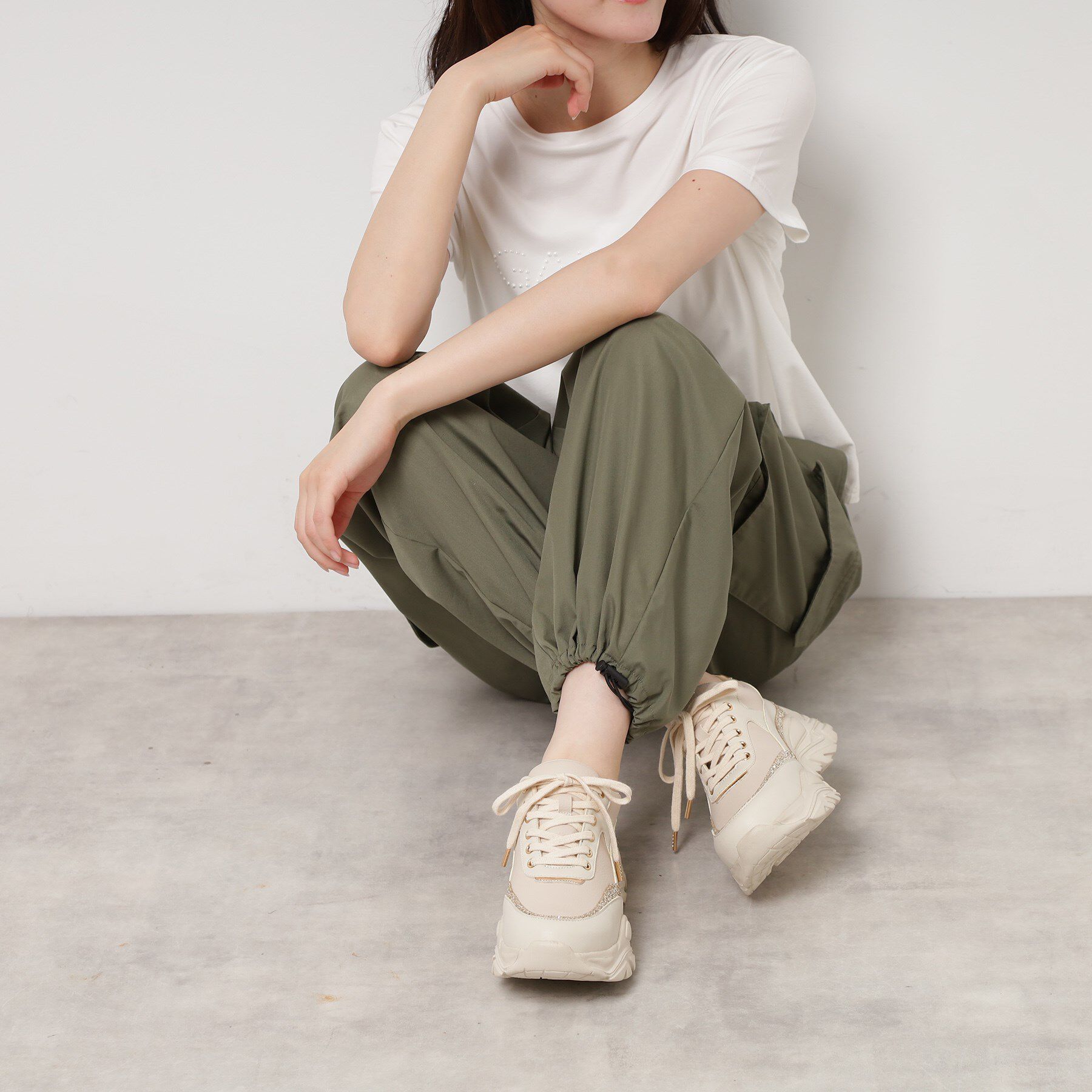 ESPERANZA「グリッターラインスニーカー」|スニーカー|