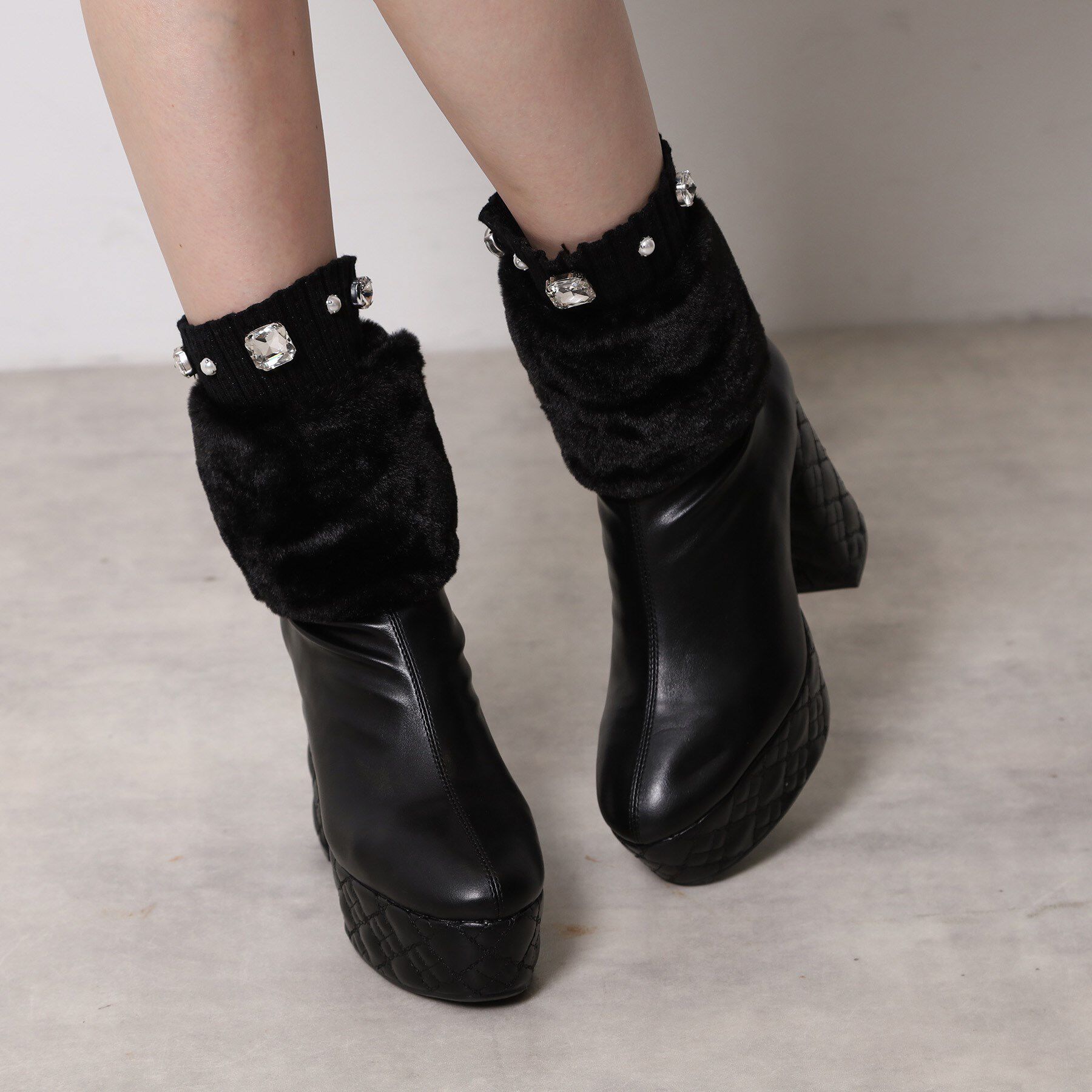 ESPERANZA「【ラク盛り／ショートブーツ】リピーター続出／脚長美脚 マルチWAYショートブーツ」|ショートブーツ|