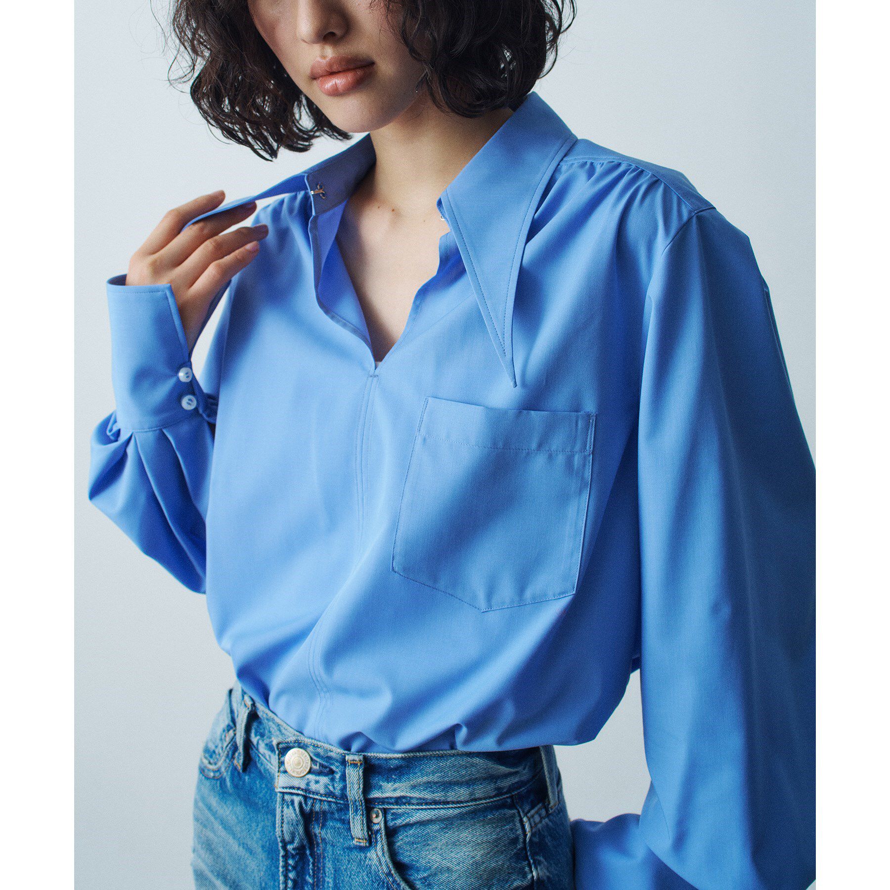 CODE A「point neck shirt」|シャツ・ブラウス|