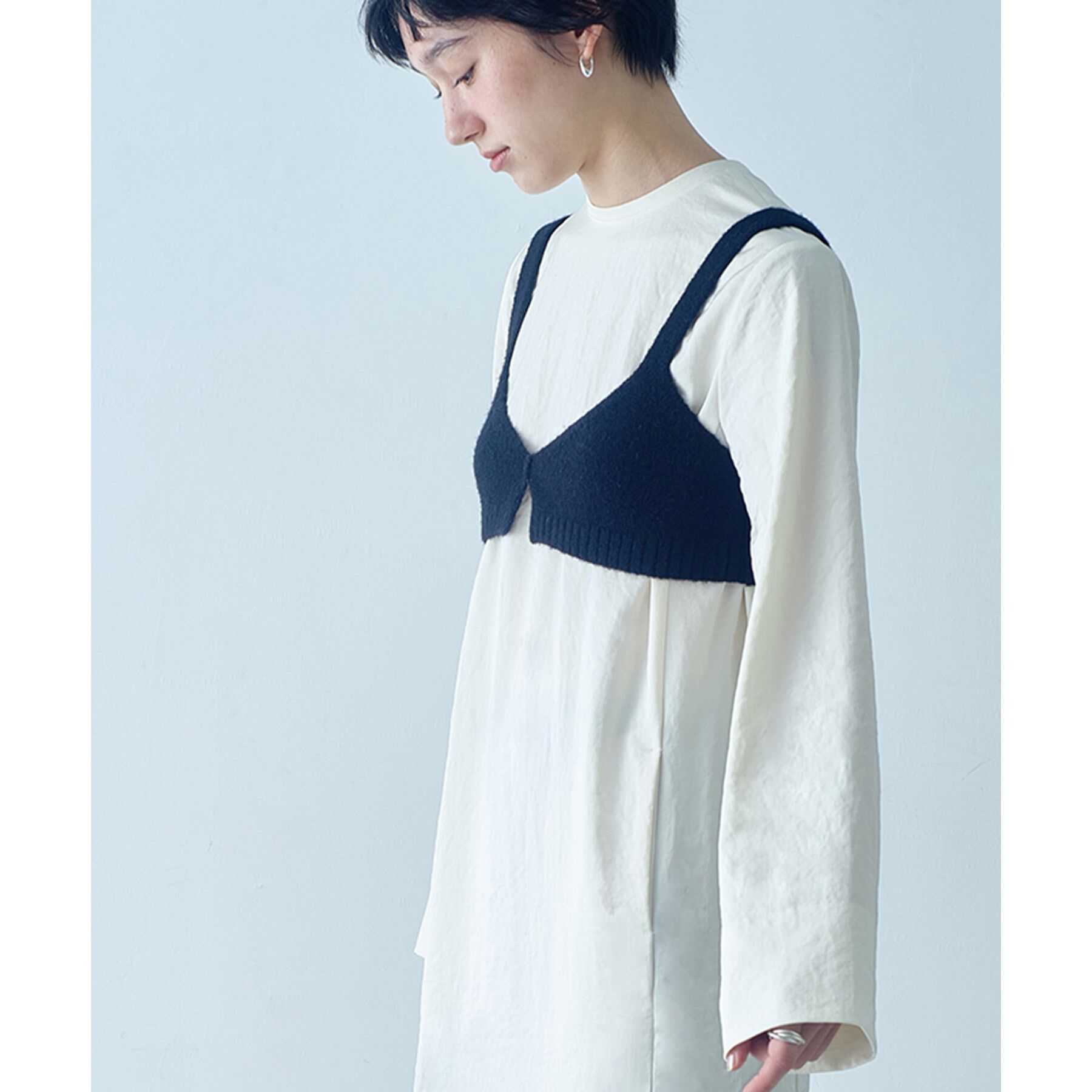 CODE A「M cloudy bra tops」|ニット・セーター|