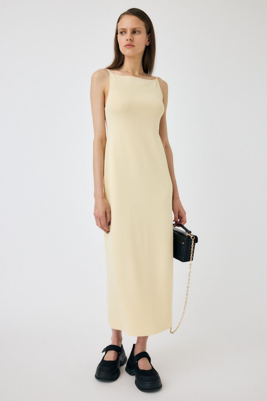 MOUSSY「BACKLESS ニットドレス」|ワンピース|