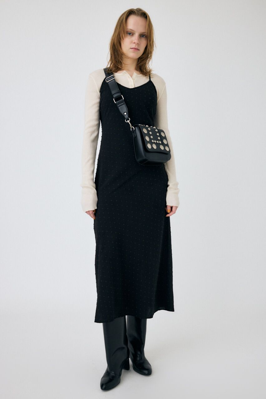 MOUSSY「DOBBY DOT キャミドレス」|ワンピース|