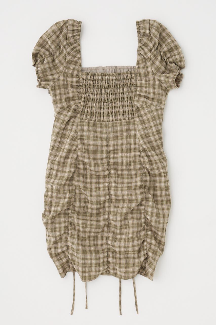 MOUSSY「GATHER RIBBON ミニドレス」|ワンピース|