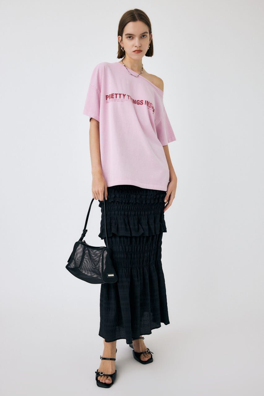 MOUSSY「SHIRRING LONG スカート」|スカート|