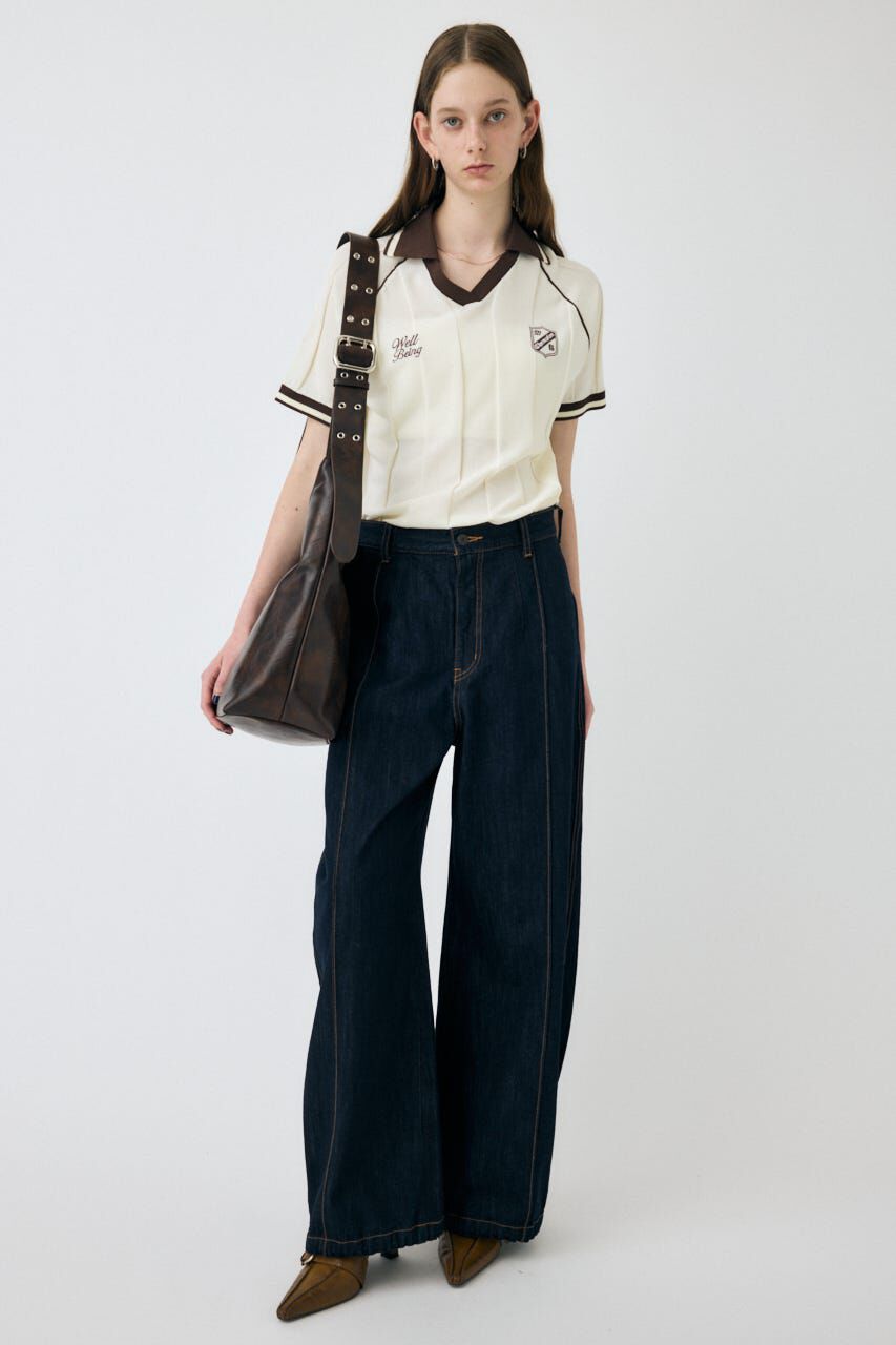 MOUSSY「H/S KNIT GAME シャツ」|ニット・セーター|