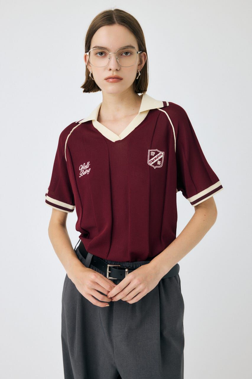 MOUSSY「H/S KNIT GAME シャツ」|ニット・セーター|