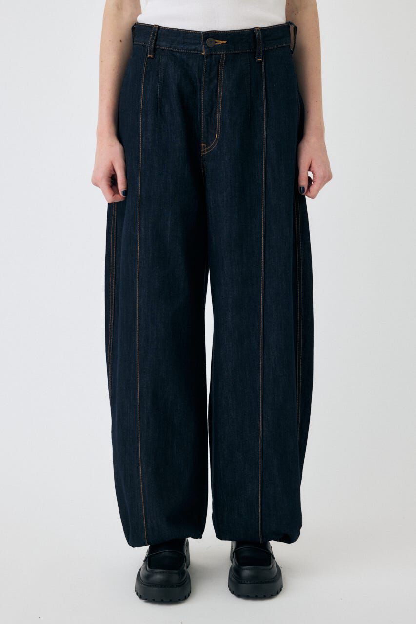 MOUSSY「PIN TUCK COCOON STRAIGHT」|デニム|