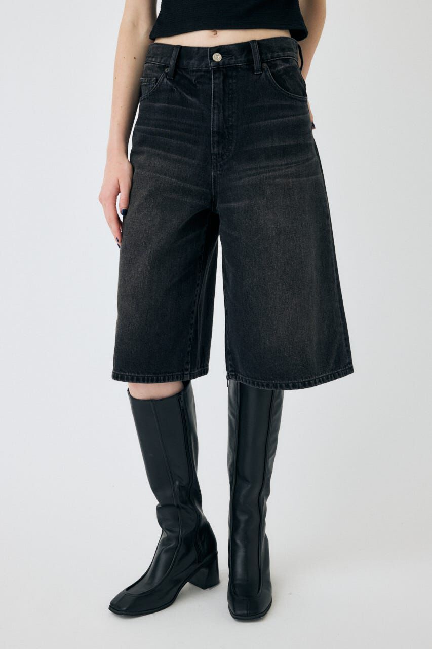 MOUSSY「KNEE LENGTH BERMUDA パンツ」|デニム|