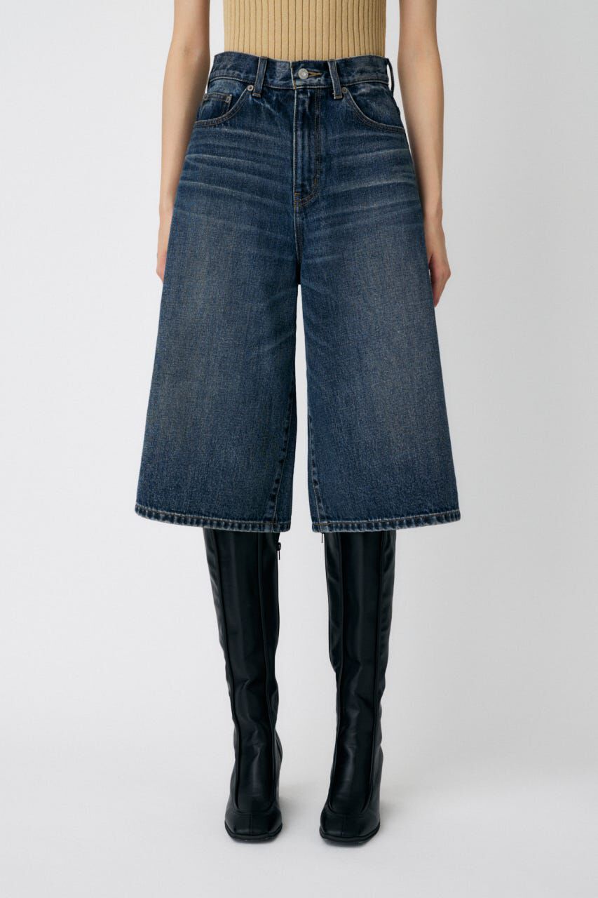 MOUSSY「KNEE LENGTH BERMUDA パンツ」|デニム|