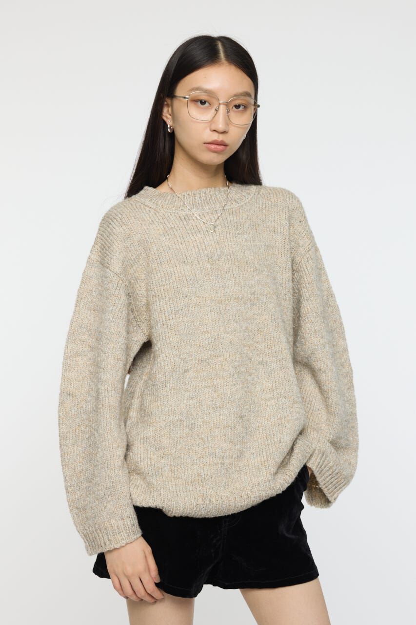MOUSSY「BRUSHED OVERSIZEDセーター」|ニット・セーター|
