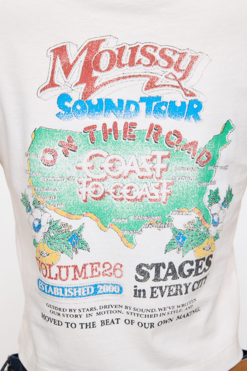 MOUSSY「MOUSSY VOL26 TOUR TEE」|Tシャツ・カットソー|