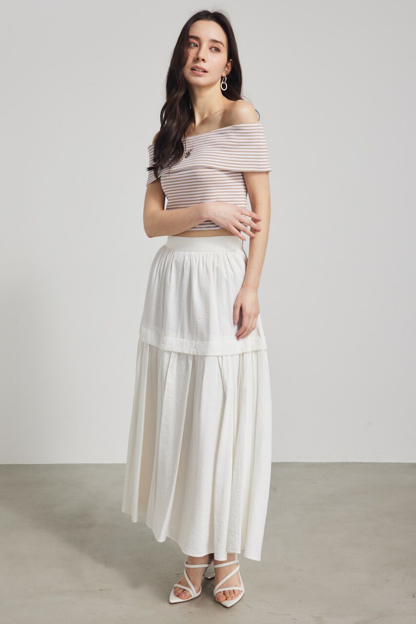 rienda「RモチーフプレートカットTOP」|Tシャツ・カットソー|