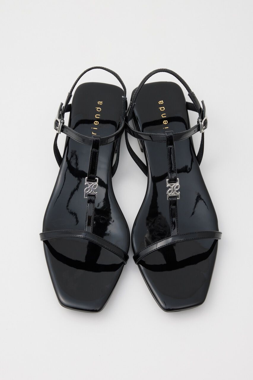 rienda「RRロゴフラットサンダル」|サンダル|