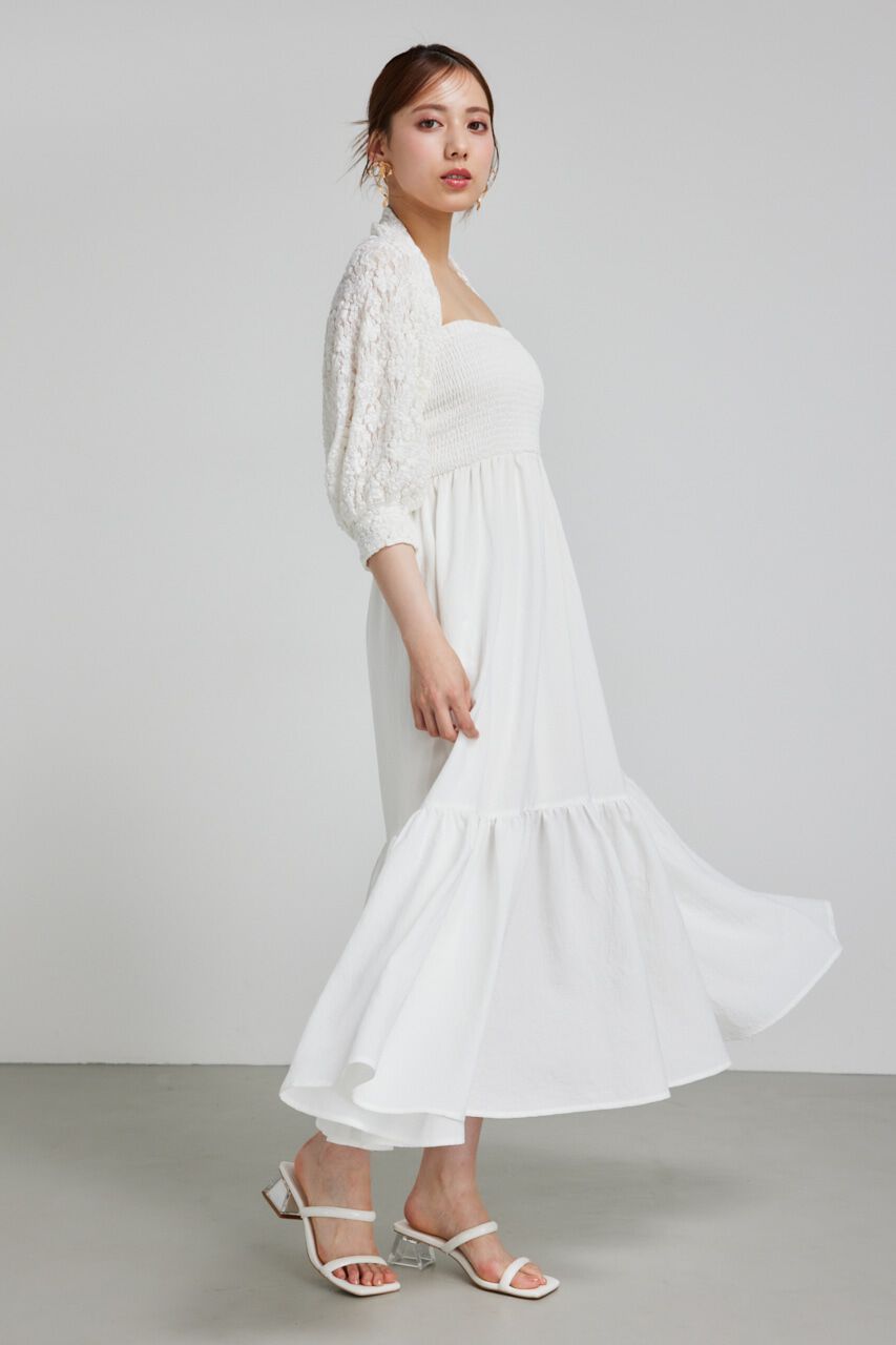 rienda「バンピーレースカーデ」|カーディガン|