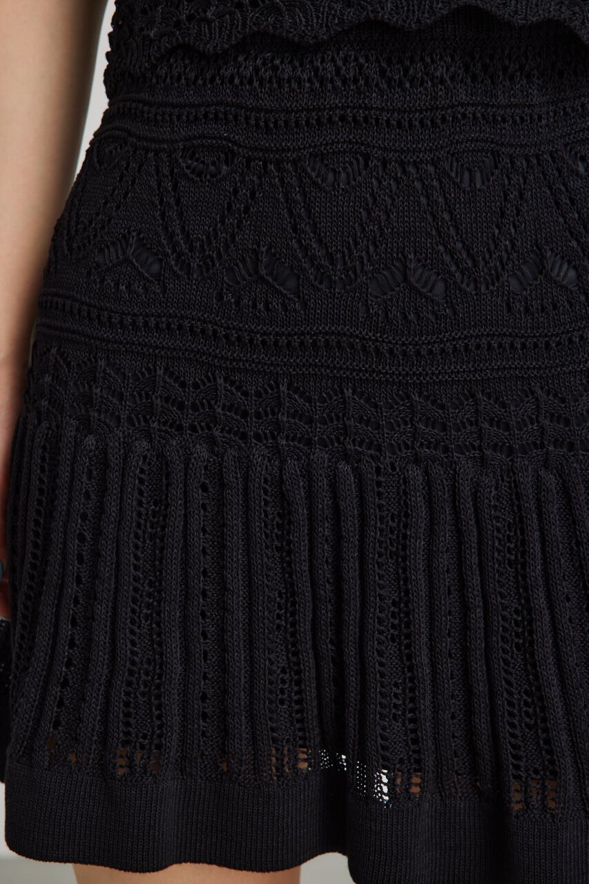 rienda「クロシェマーメイドニットミニスカート」|スカート|