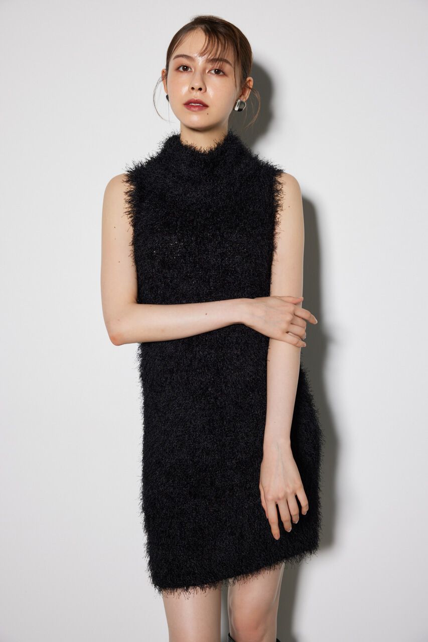 rienda「オフタートルノースリーシャギーニットトップス」|ニット・セーター|