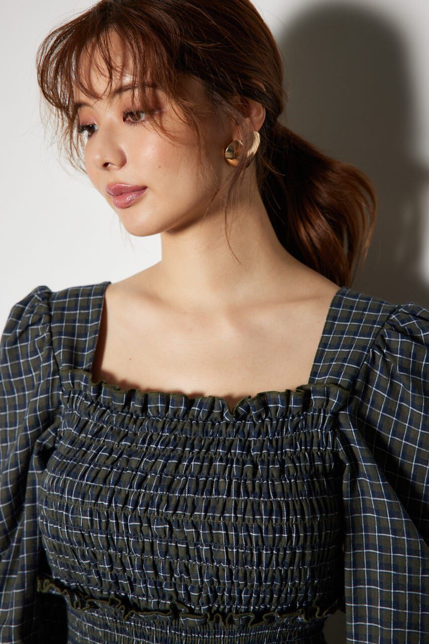 rienda「シャーリングタイトミニワンピース」|ワンピース|