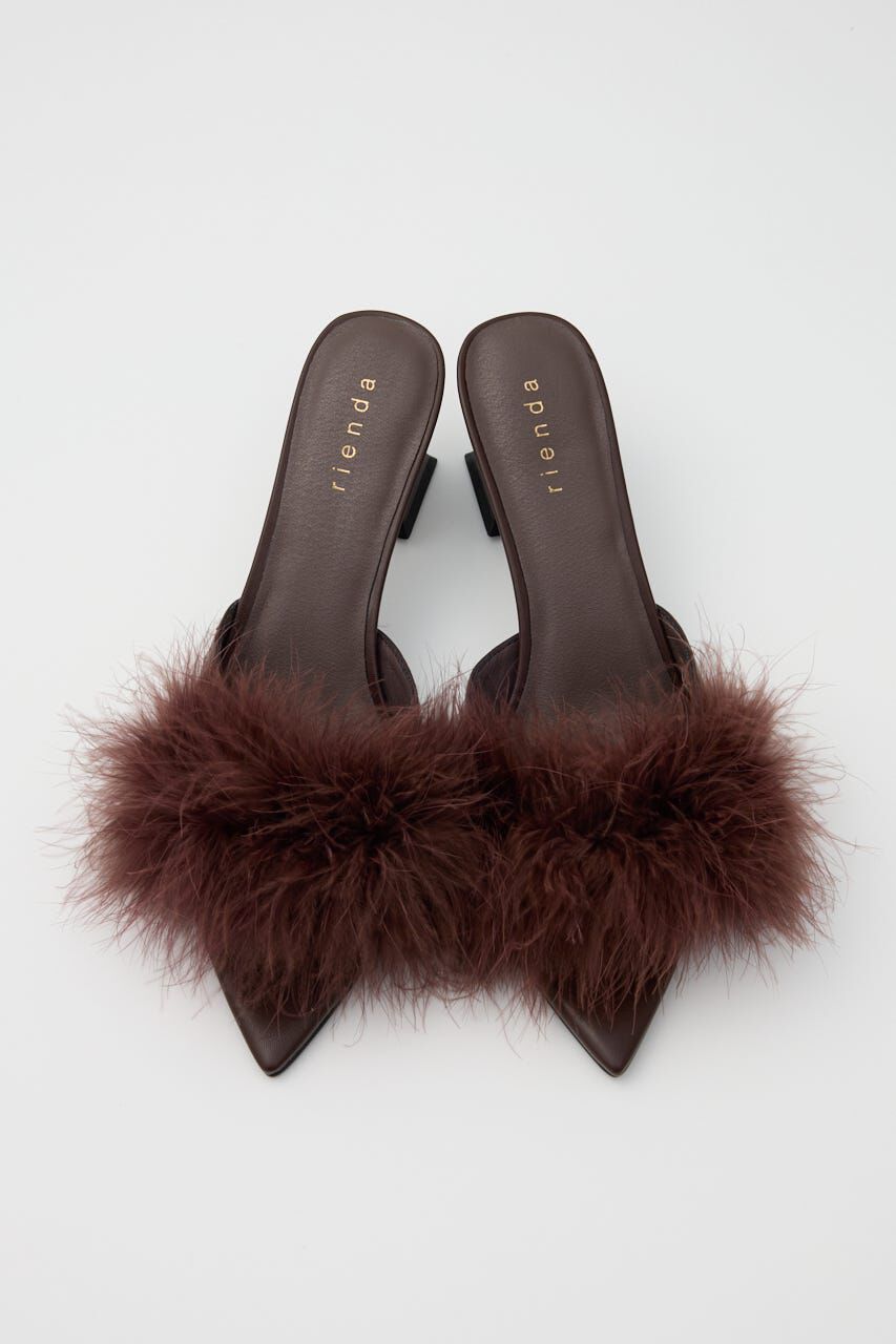 rienda「レディーフェザーミュール」|サンダル|