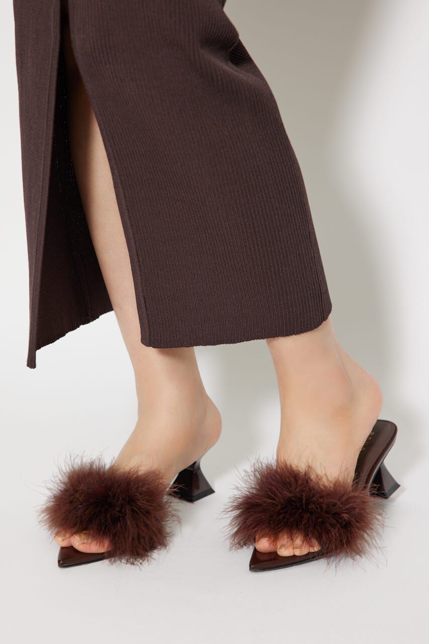 rienda「レディーフェザーミュール」|サンダル|