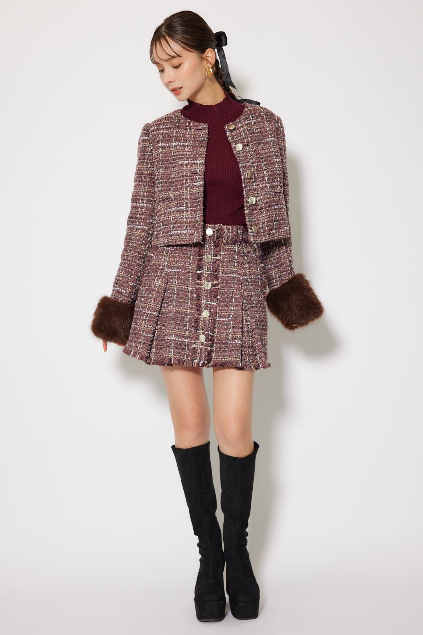 rienda「Aラインツイードスコートショートパンツ」|その他|