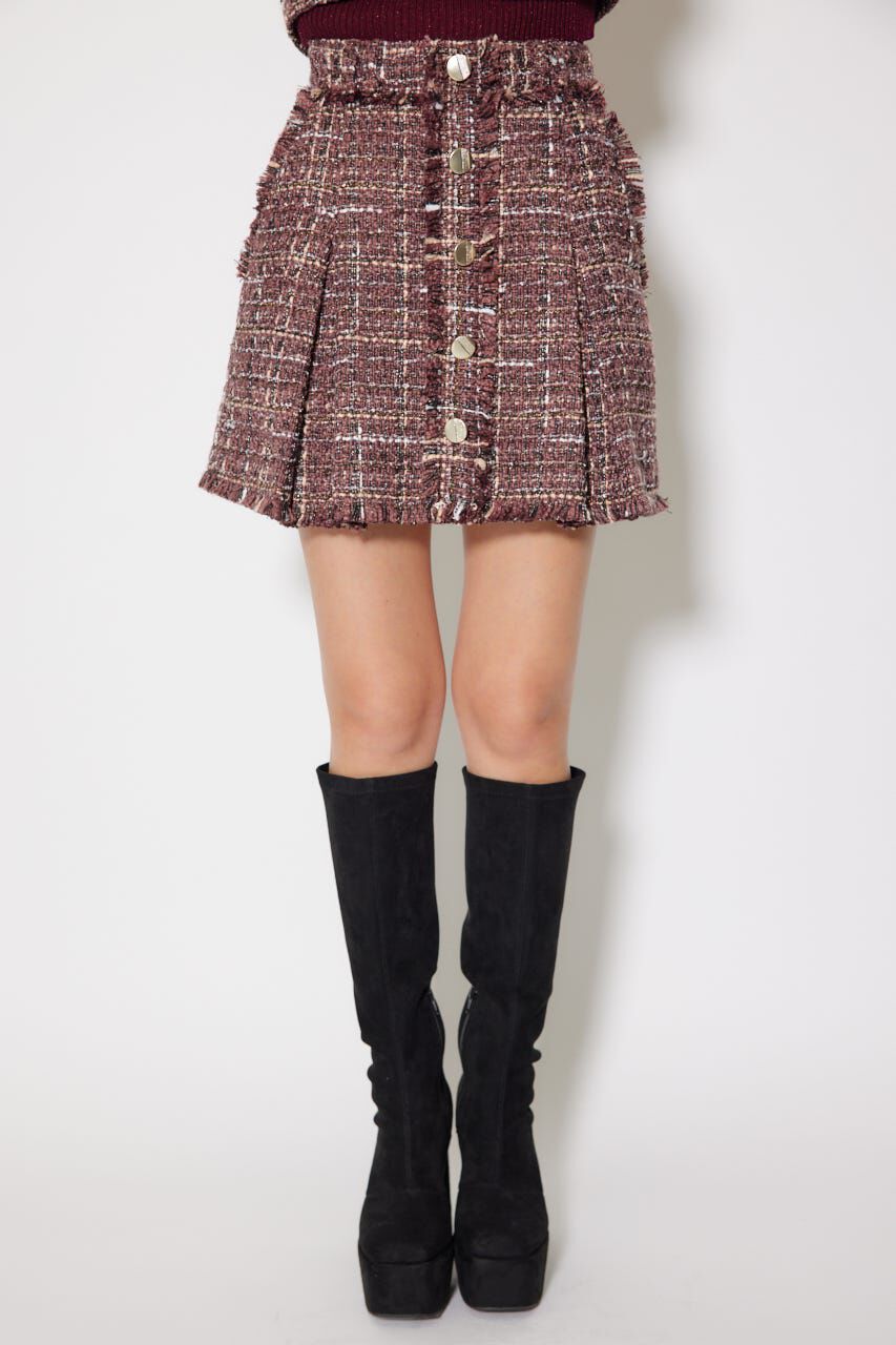 rienda「Aラインツイードスコートショートパンツ」|その他|