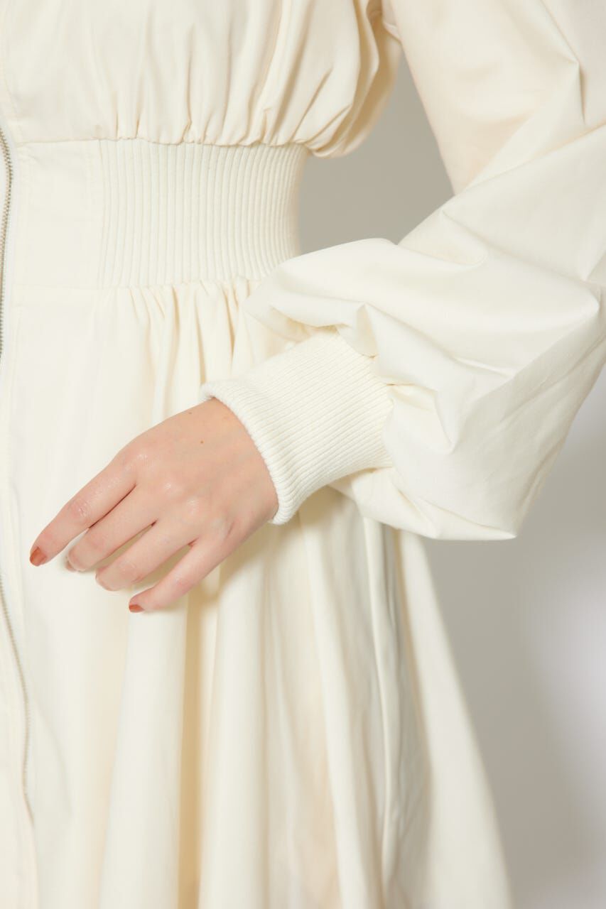 rienda「MA-1オフショルロングスリーブミニワンピース」|ワンピース|