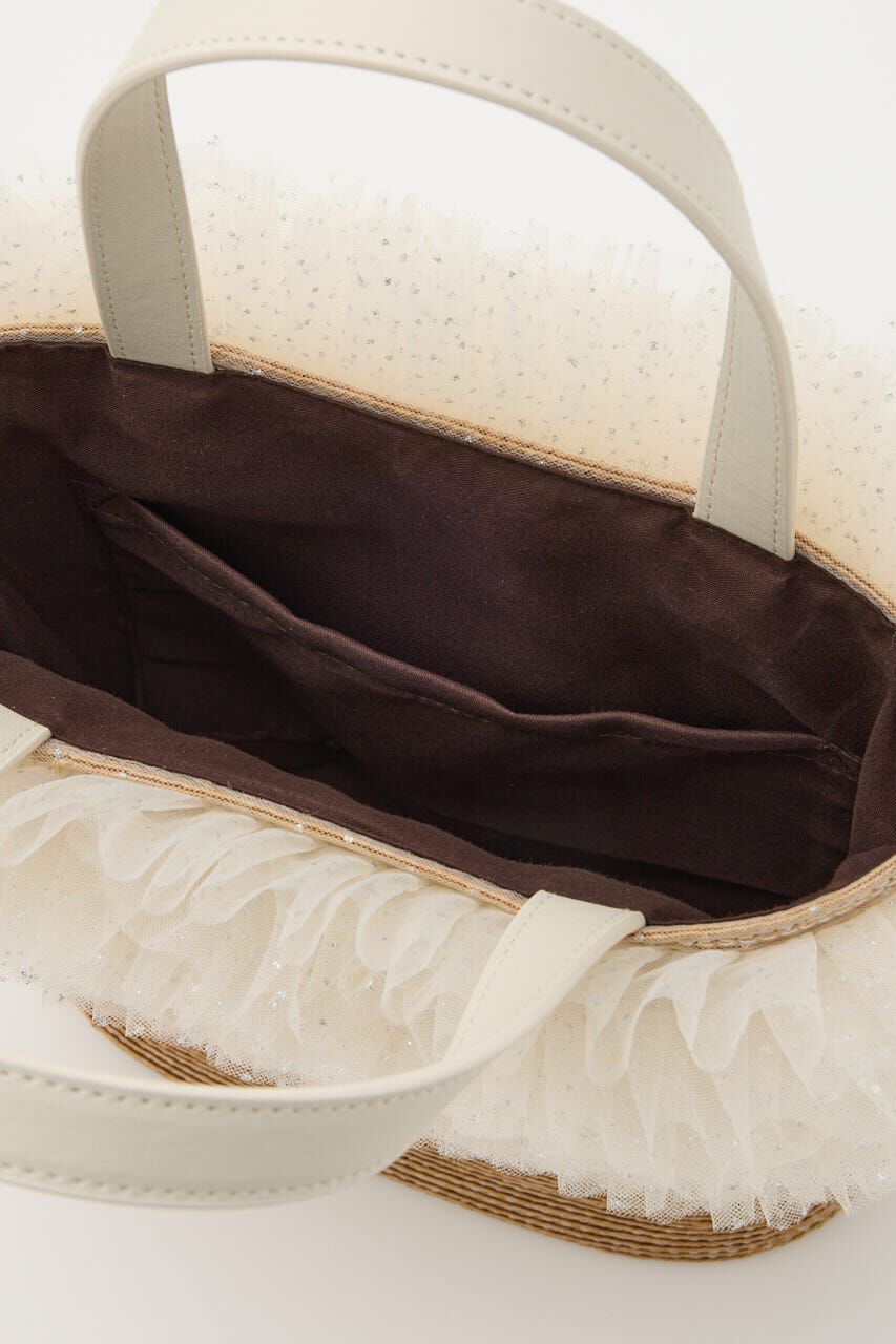 rienda「チュールコンビハンドバッグ」|その他|