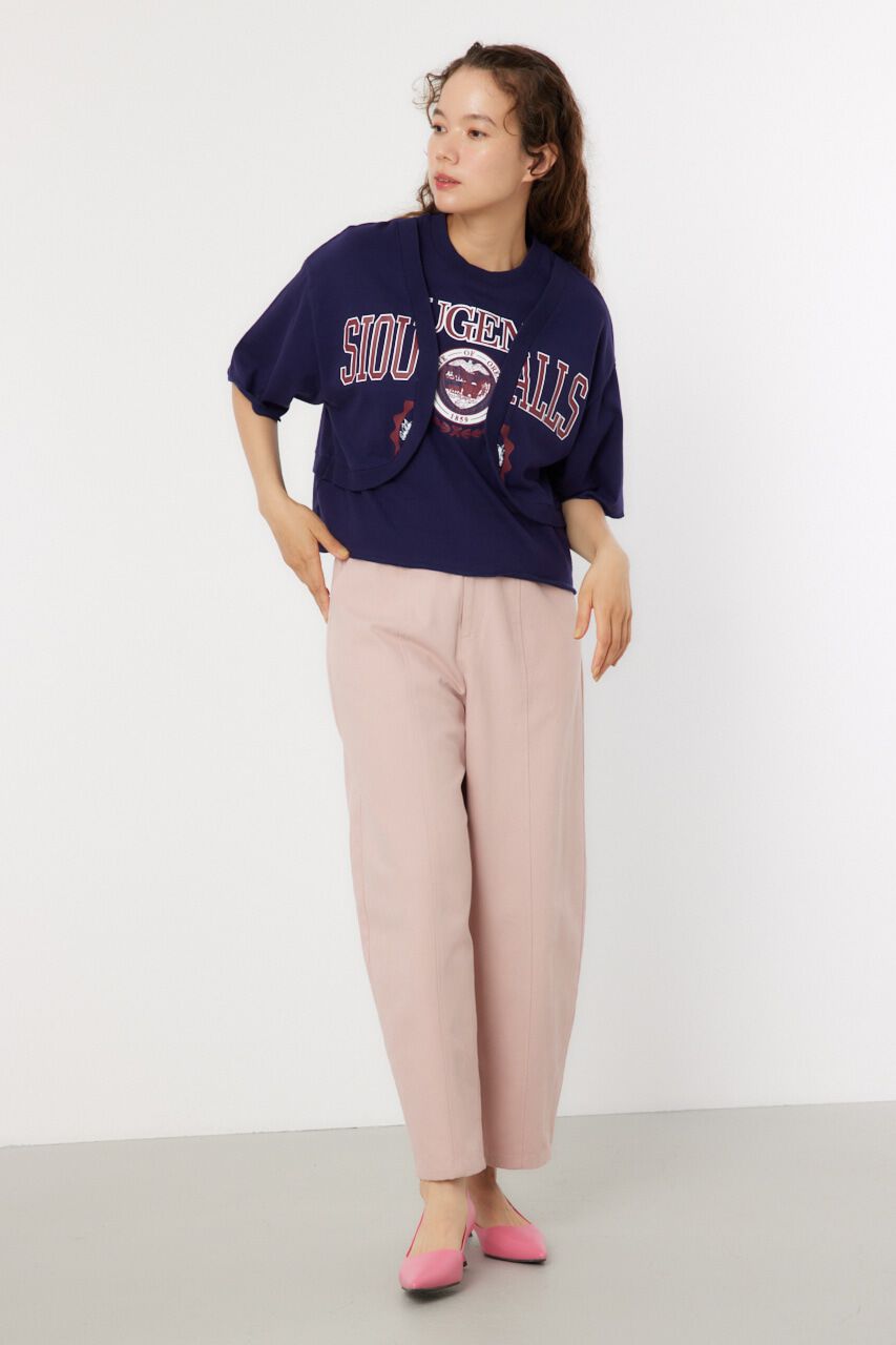 RODEO CROWNS「ボレロドッキングハーフスリーブスウェット」|Tシャツ・カットソー|