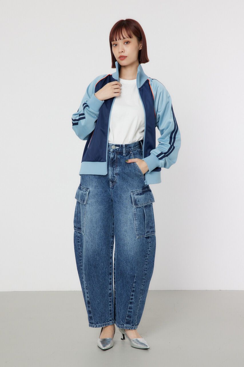 RODEO CROWNS「CURVE カーゴデニム」|デニム|