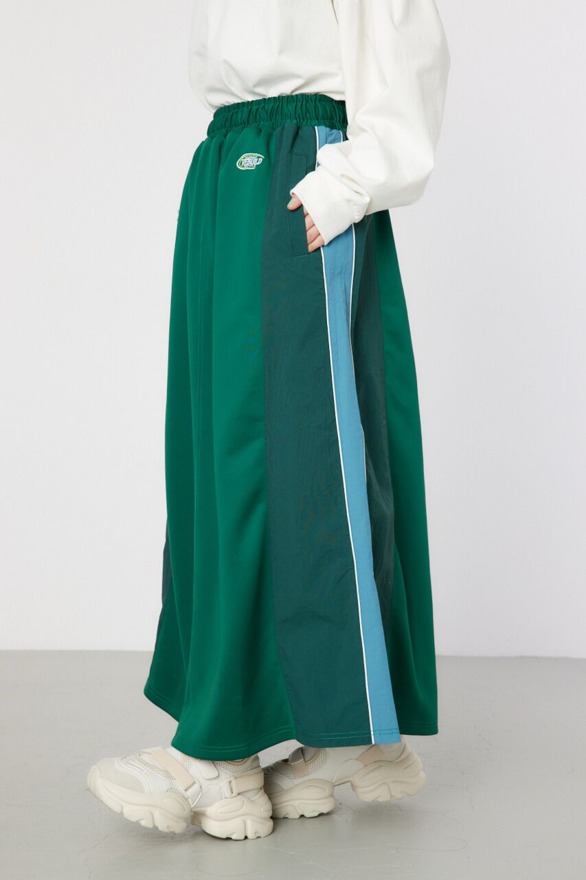 RODEO CROWNS「ナイロン&times;ジャージスカート」|スカート|