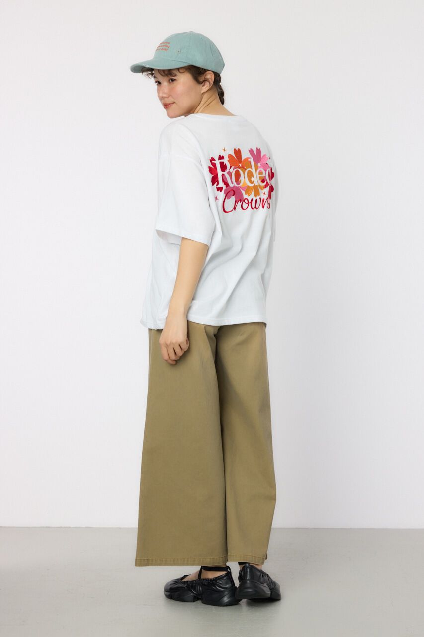 RODEO CROWNS「Flower Logo Embroidery Tシャツ」|Tシャツ・カットソー|