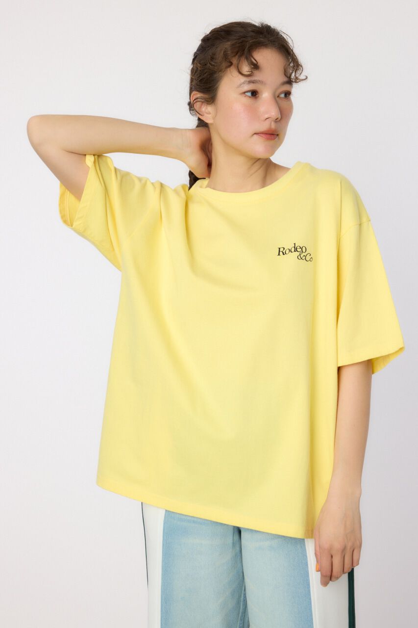 RODEO CROWNS「Flower Logo Embroidery Tシャツ」|Tシャツ・カットソー|YEL