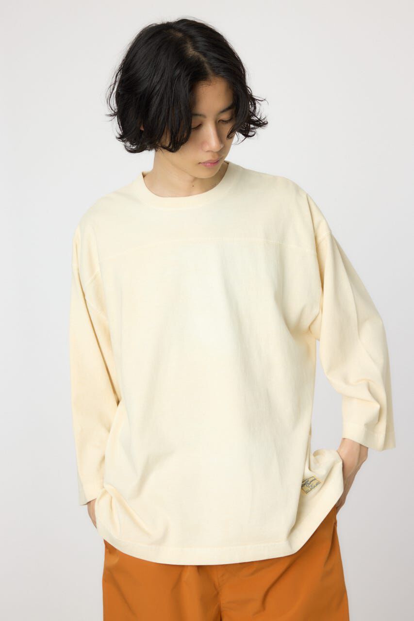 RODEO CROWNS「ピグメントフットボール7分袖Tシャツ」|Tシャツ・カットソー|