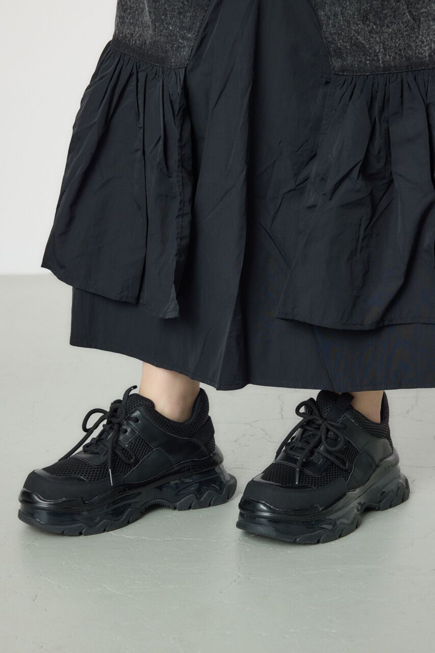 RODEO CROWNS「クリアソール ボリュームスニーカー」|スニーカー|