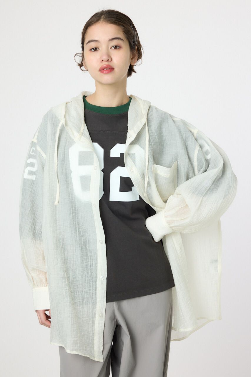 RODEO CROWNS「ワッシャーフーディーシャツ」|シャツ・ブラウス|