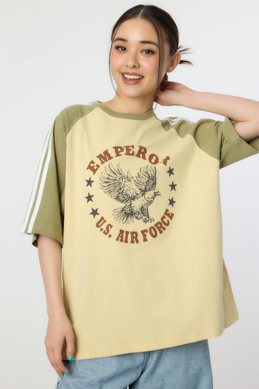 RODEO CROWNS「VariousラグランラインTシャツ」|Tシャツ・カットソー|柄KHA5