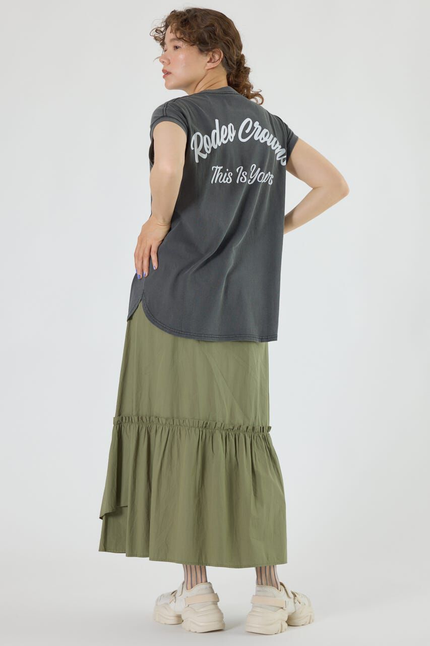 RODEO CROWNS「FADEロゴノースリーブトップス」|ニット・セーター|