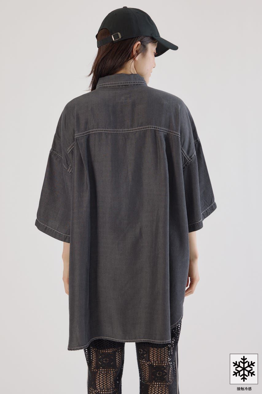 RODEO CROWNS「クールデニムビッグシャツ」|シャツ・ブラウス|