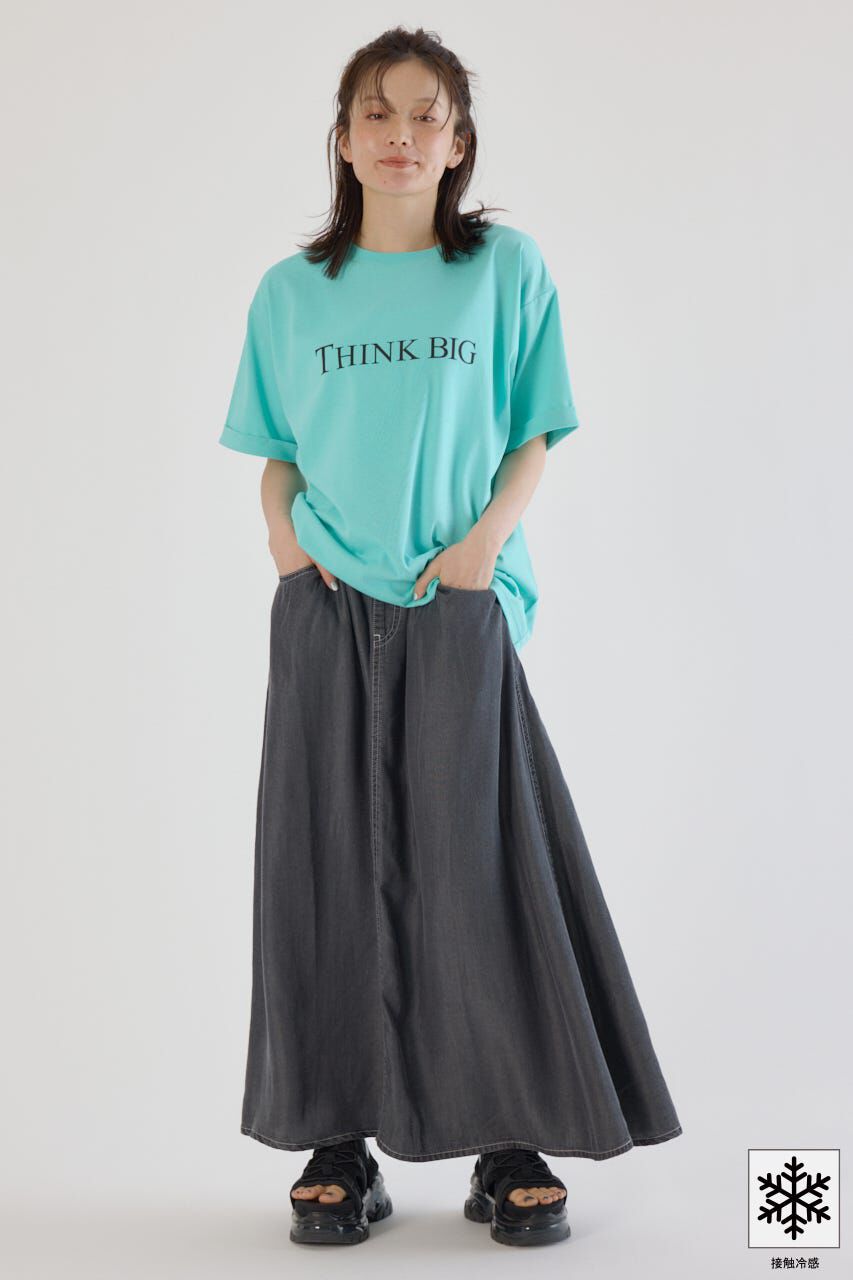 RODEO CROWNS「クールデニムリラックススカート」|デニム|